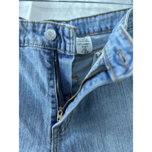 Levis Womens Blue 519 Low Flare Stretch Denim Jean Pants Size 11 JR M - Picture 3 of 13